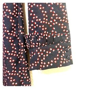 [Banana Republic] Navy Shift Dress w/ Cuff Accents